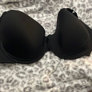 Black Full Coverage Seamless Bra